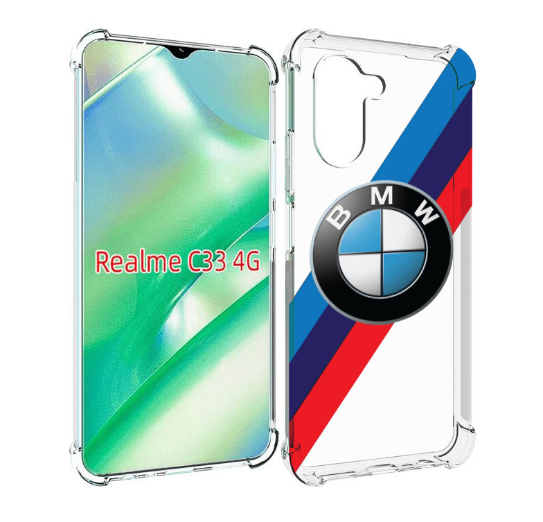 

Чехол MyPads Лого-BMW мужской для Realme C33 4G, Прозрачный, Tocco