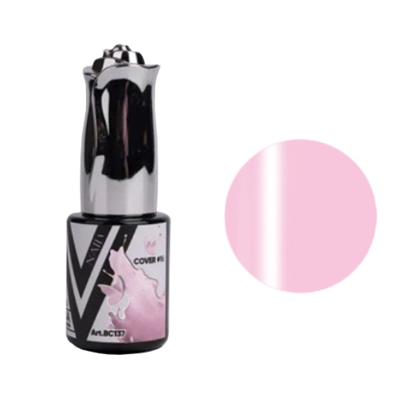 База Vogue Nails Strong Cover камуфлирующая светлая тепло-розовая полупрозрачная 10 мл база vogue nails strong cover камуфлирующая белая полупрозрачная 50 мл