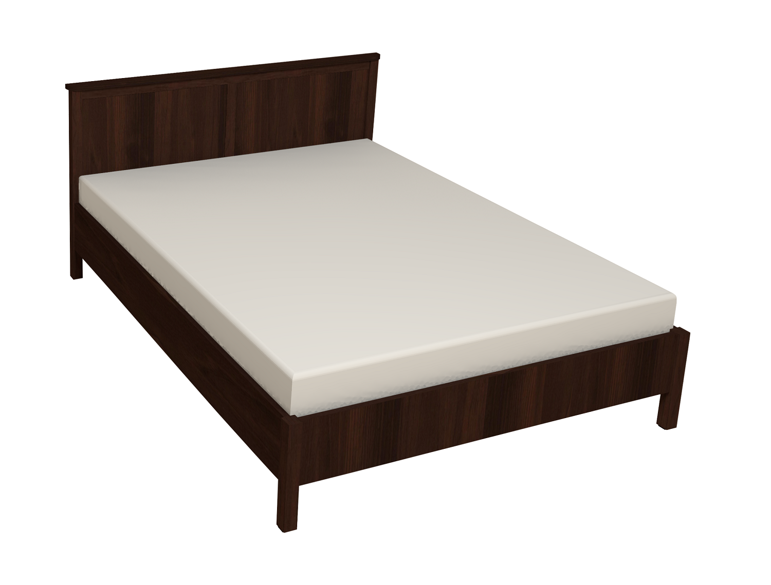 

Кровать с ортопедическим основанием (дерево) Sherlock 43 140х200, орех