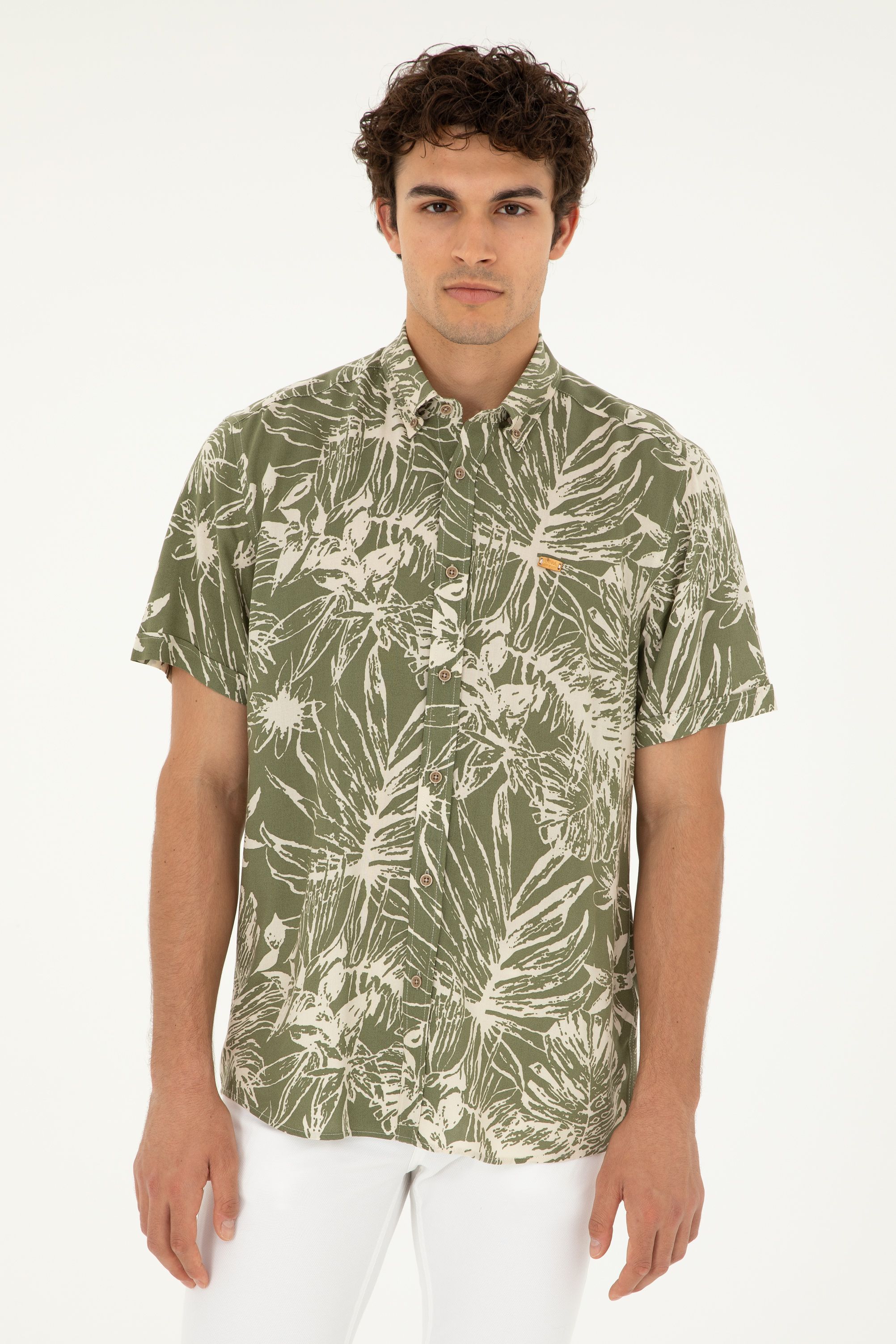 

Рубашка мужская U.S. POLO Assn. G081SZ0040HANK хаки M, G081SZ0040HANK