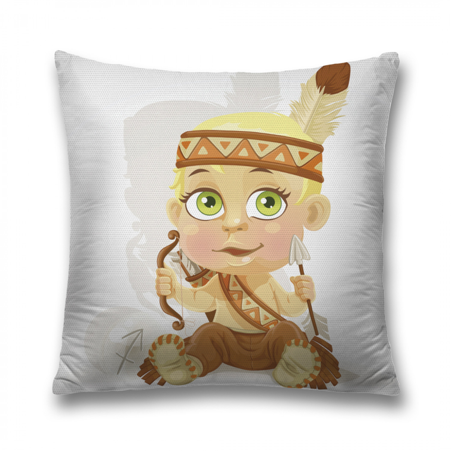 

Наволочка декоративная JoyArty "Маленький Стрелец" на молнии, 45x45 см, Белый, Маленький Стрелец