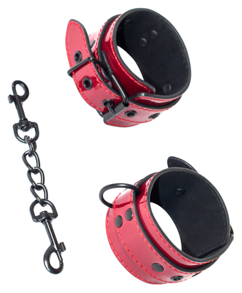 Красно-черные наручники Bizzare Lola toys