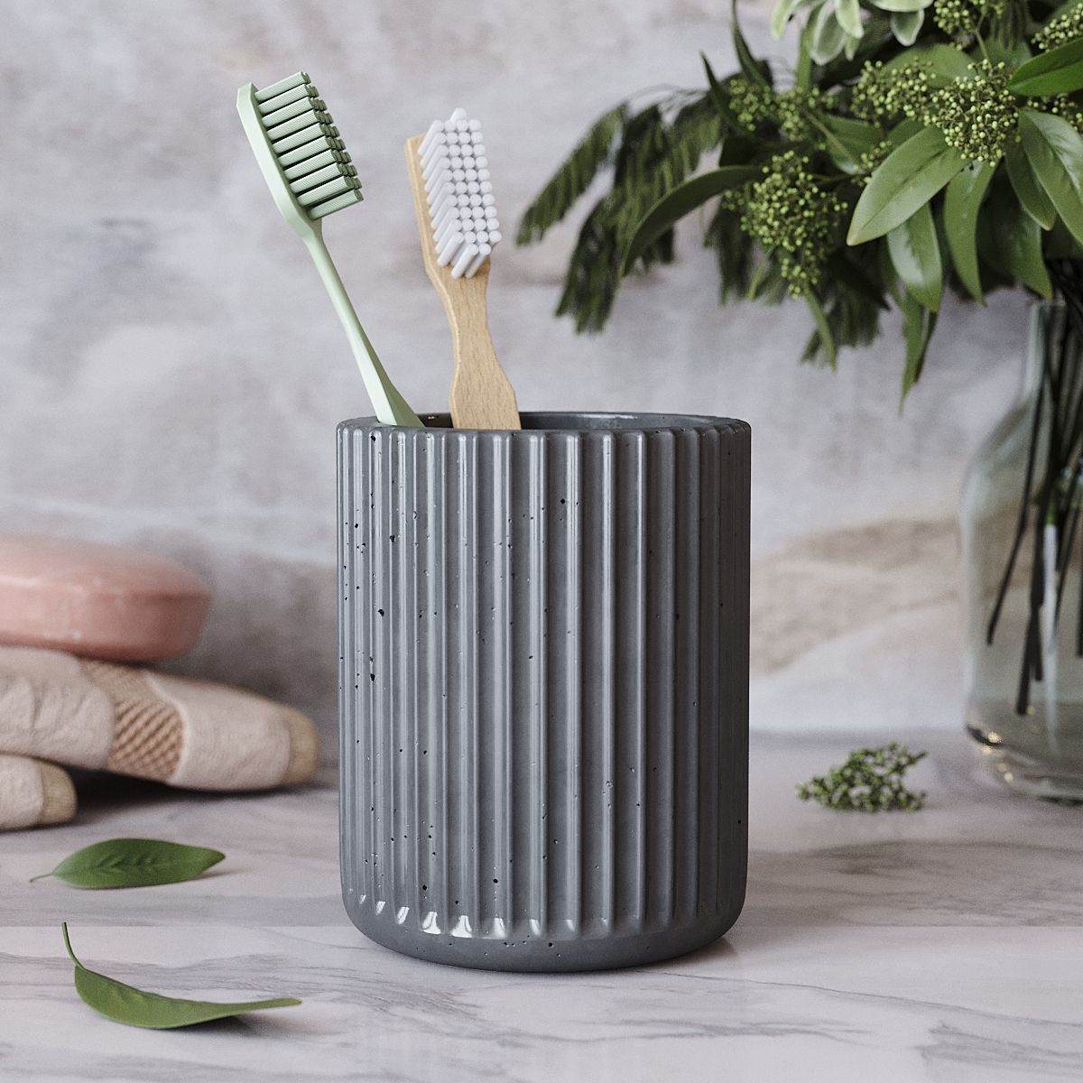 Стакан для зубных щёток MUSKO Chloe 11x9 см