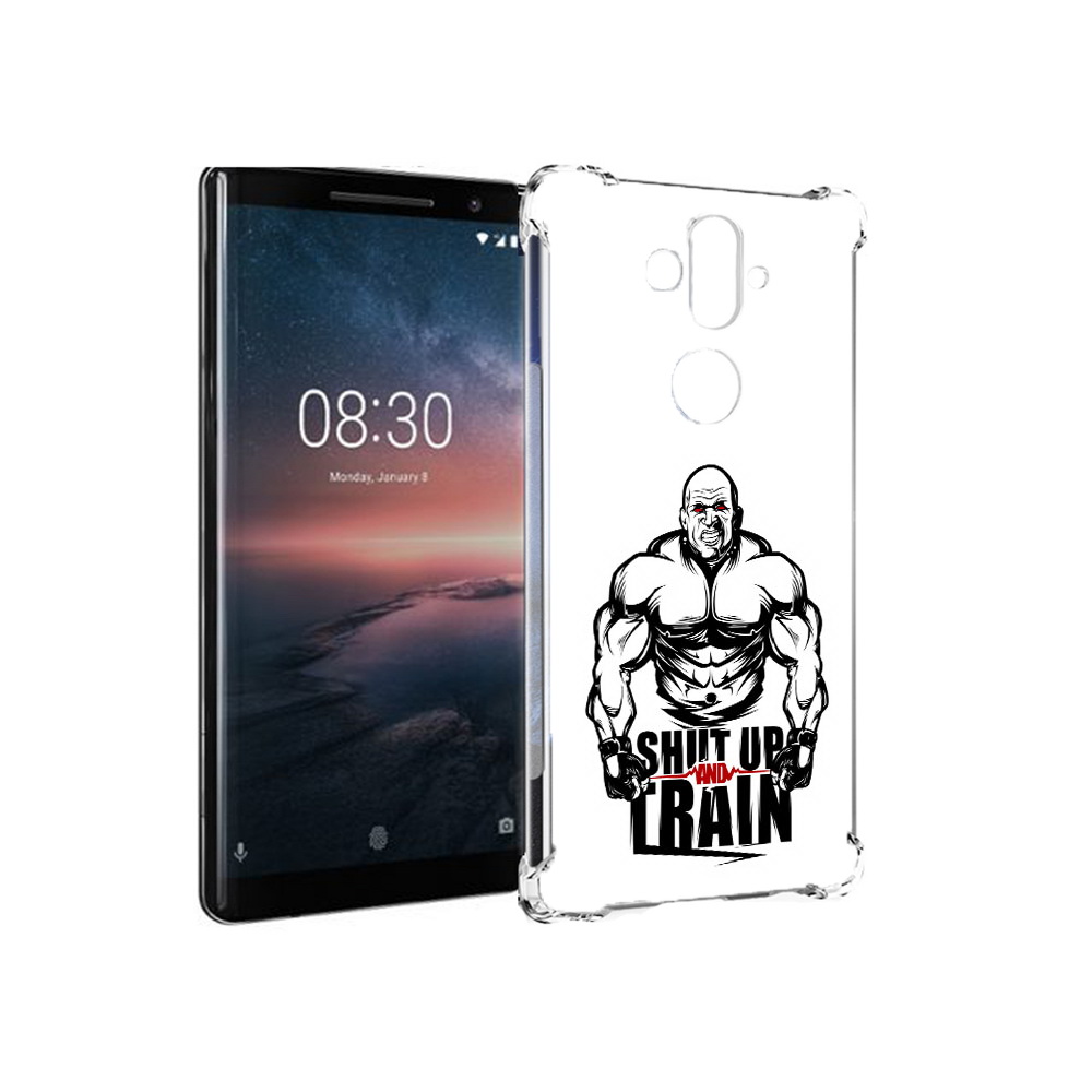 

Чехол MyPads Tocco для Nokia 8 Sirocco здоровое тело (PT101581.91.356), Прозрачный, Tocco
