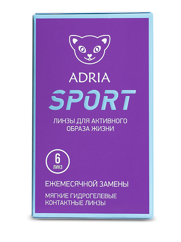 фото Контактные линзы adria sport 8,6 -0,50 6 шт.