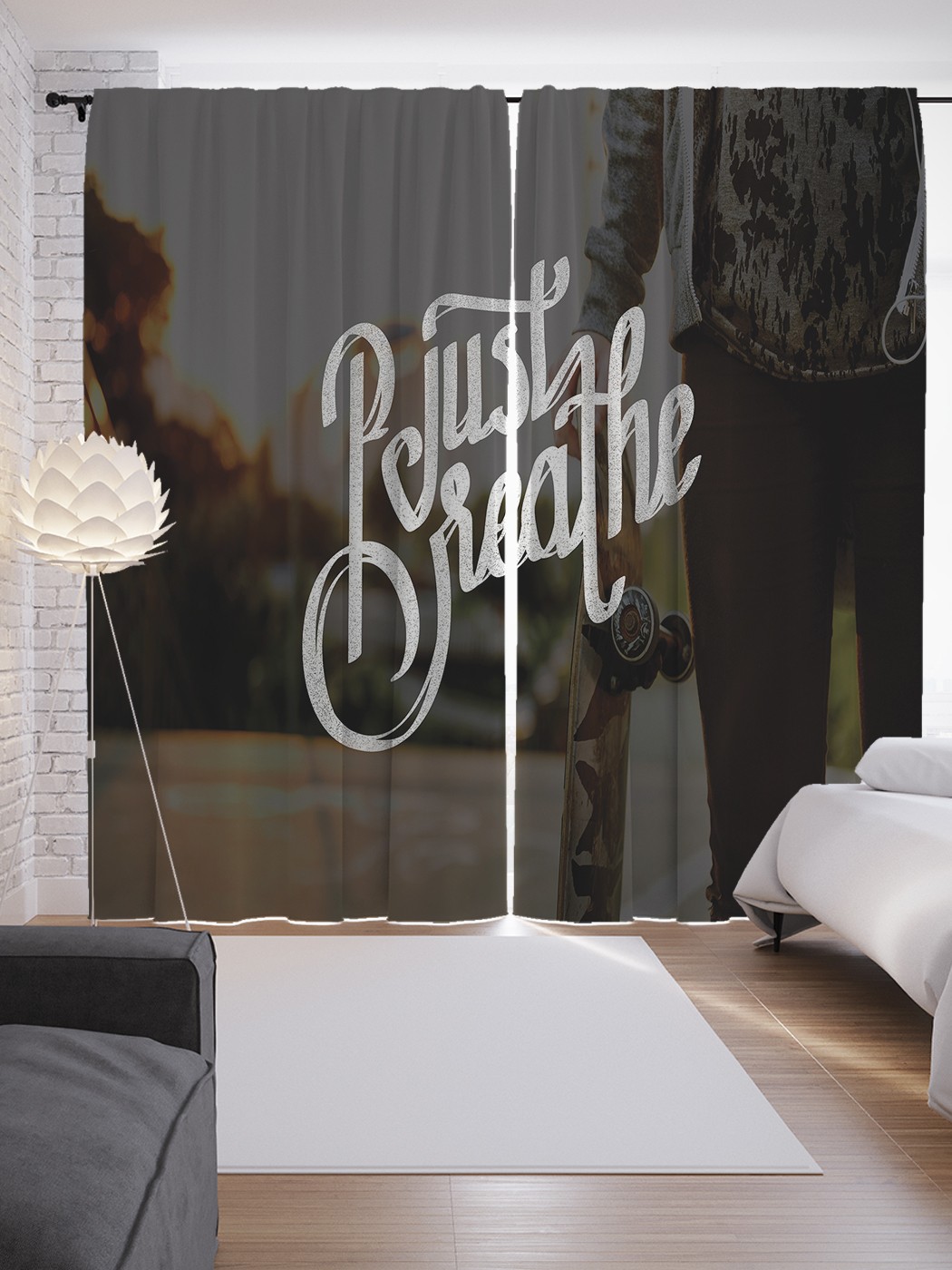 

Шторы JoyArty с фотопечатью "Свежее дыхание" из сатена, 290х265 см, Свежее дыхание