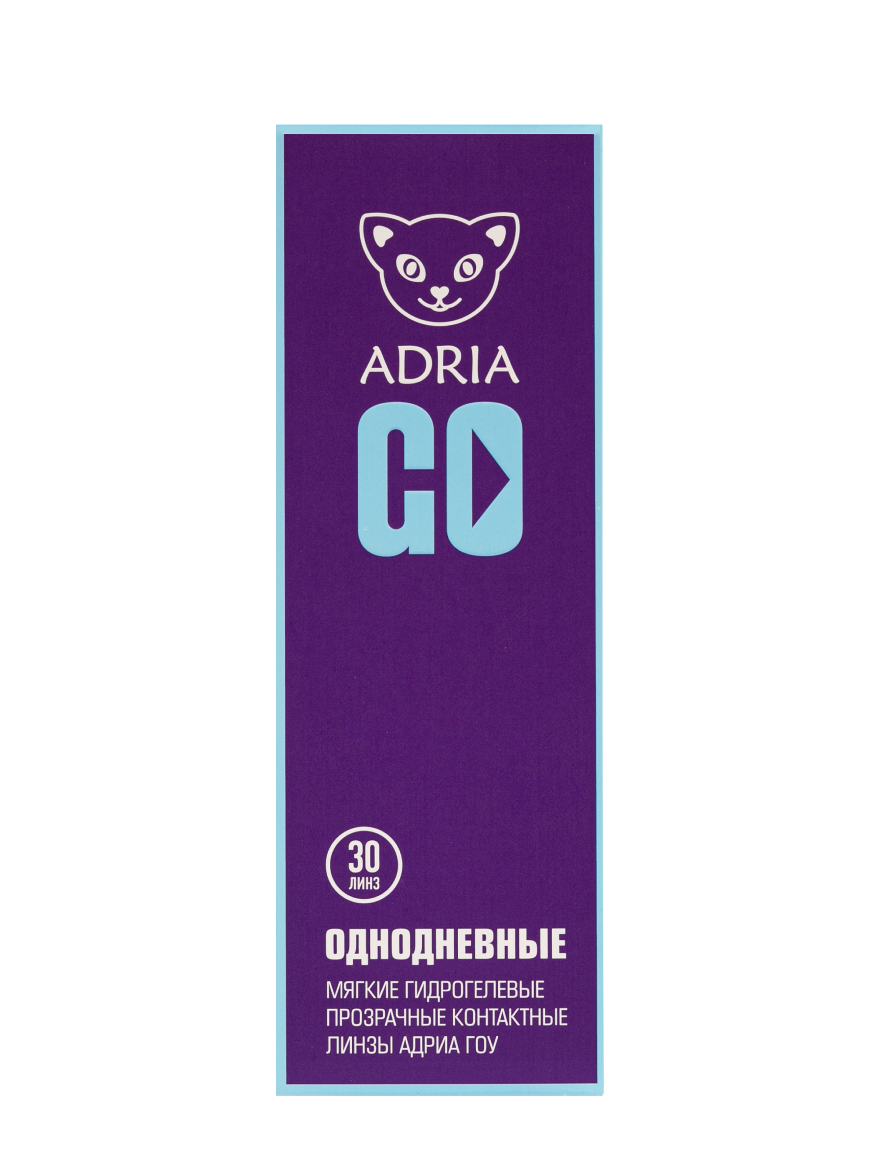 Купить GO 30 линз, Контактные линзы Adria GO 8, 6 -0, 75 30 шт.