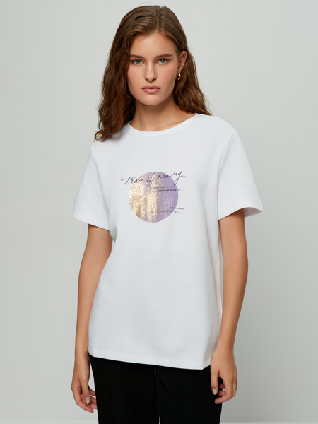 

Футболка женская ZARINA 2264530451 белая XS, 2264530451