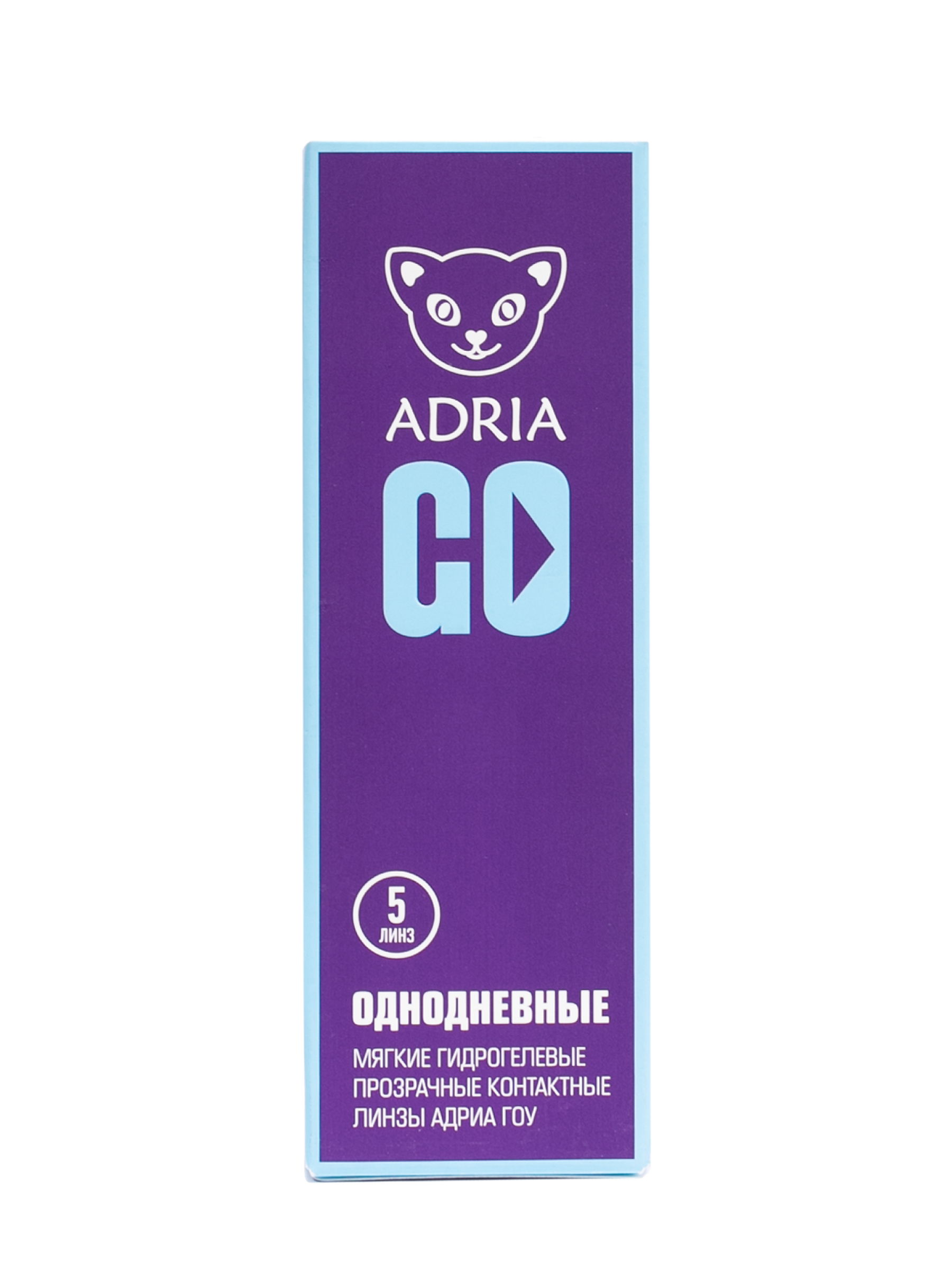 фото Контактные линзы adria go 8,6 -4,50 5 шт.