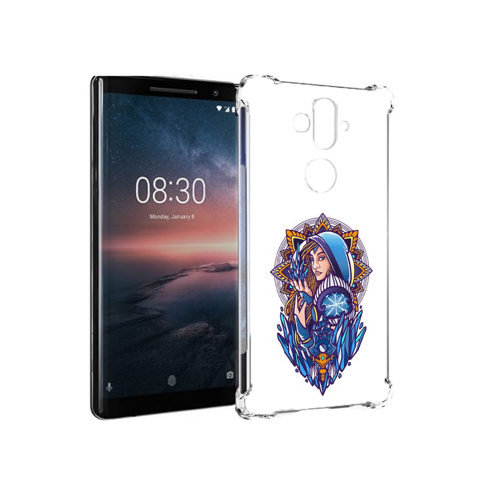 

Чехол MyPads Tocco для Nokia 8 Sirocco кристал мейден дота 2 (PT101581.91.415), Прозрачный, Tocco