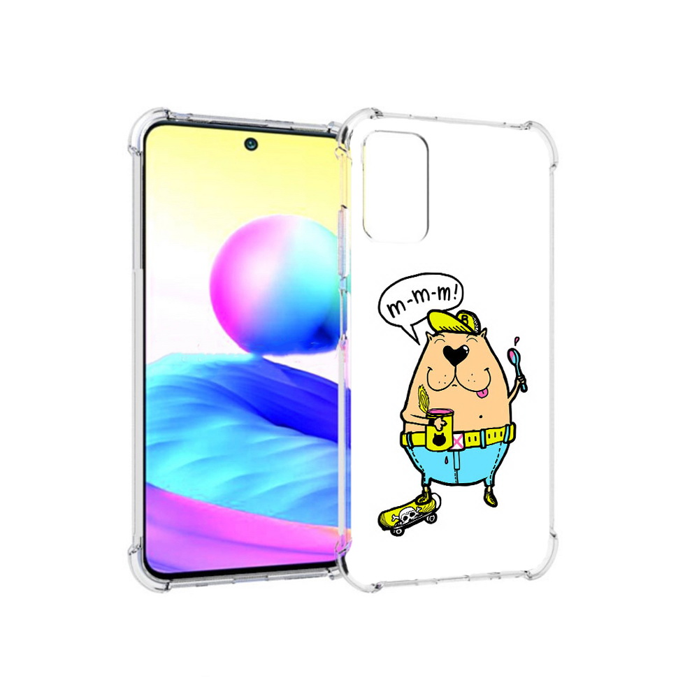 Чехол MyPads Tocco для Xiaomi Redmi Note 10 5G Бобр (PT162080.297.30)