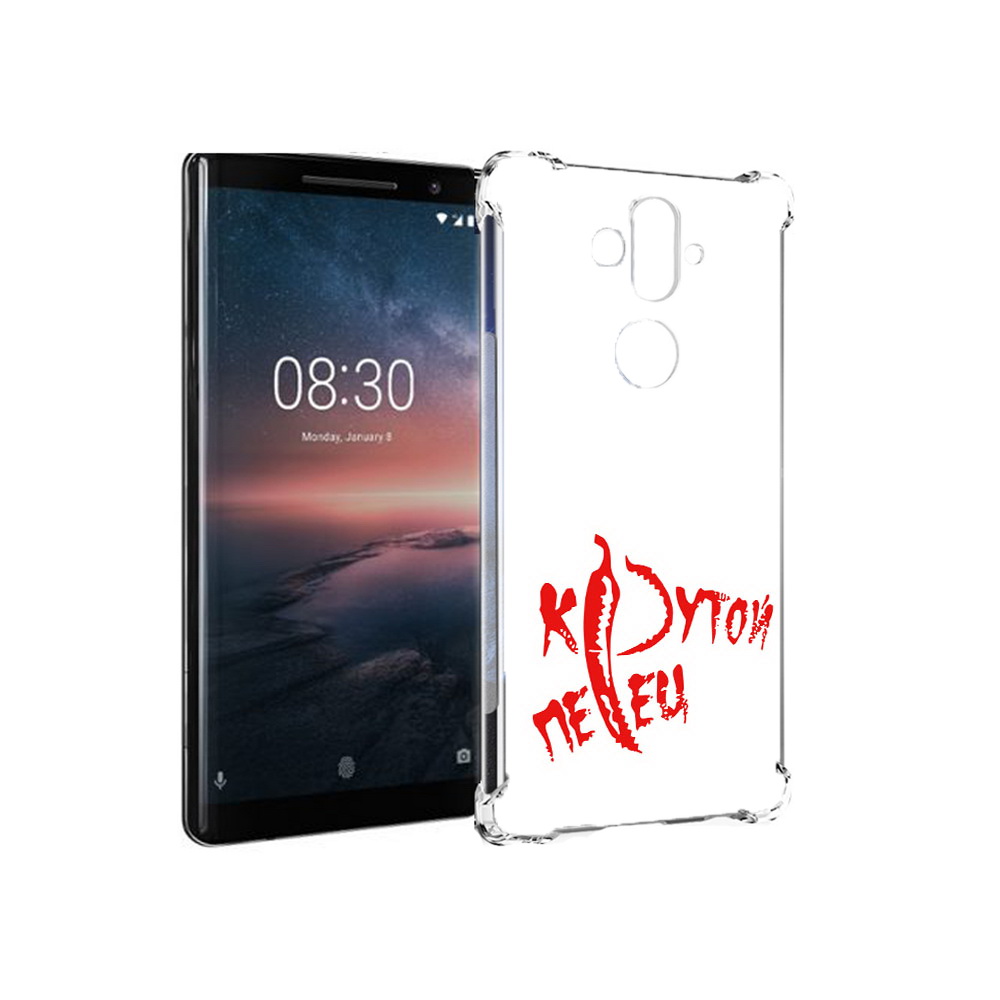 

Чехол MyPads Tocco для Nokia 8 Sirocco крутой перец (PT101581.91.426), Прозрачный, Tocco