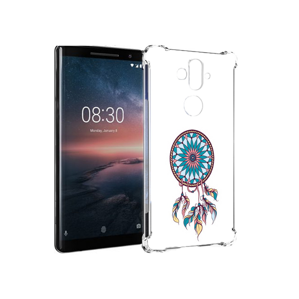 Чехол MyPads Tocco для Nokia 8 Sirocco ловец снов синий (PT101581.91.443)