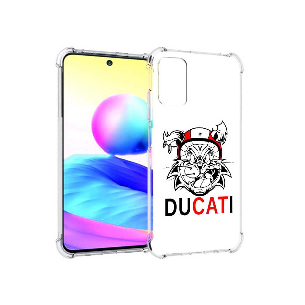 Чехол MyPads Tocco для Xiaomi Redmi Note 10 5G дукати (PT162080.297.339)