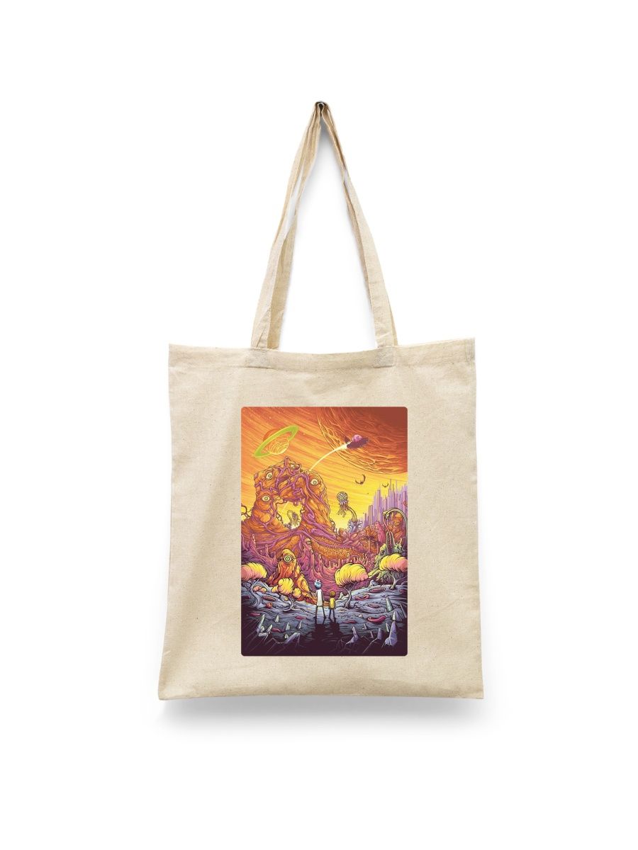 

Шоппер унисекс Каждому Своё Рик и Морти/Rick and Morty MURM37, белый, Рик и Морти/Rick and Morty MURM37