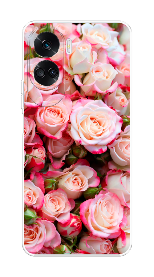 

Чехол на Honor 90 Lite "Много роз", Розовый, 6122350-1