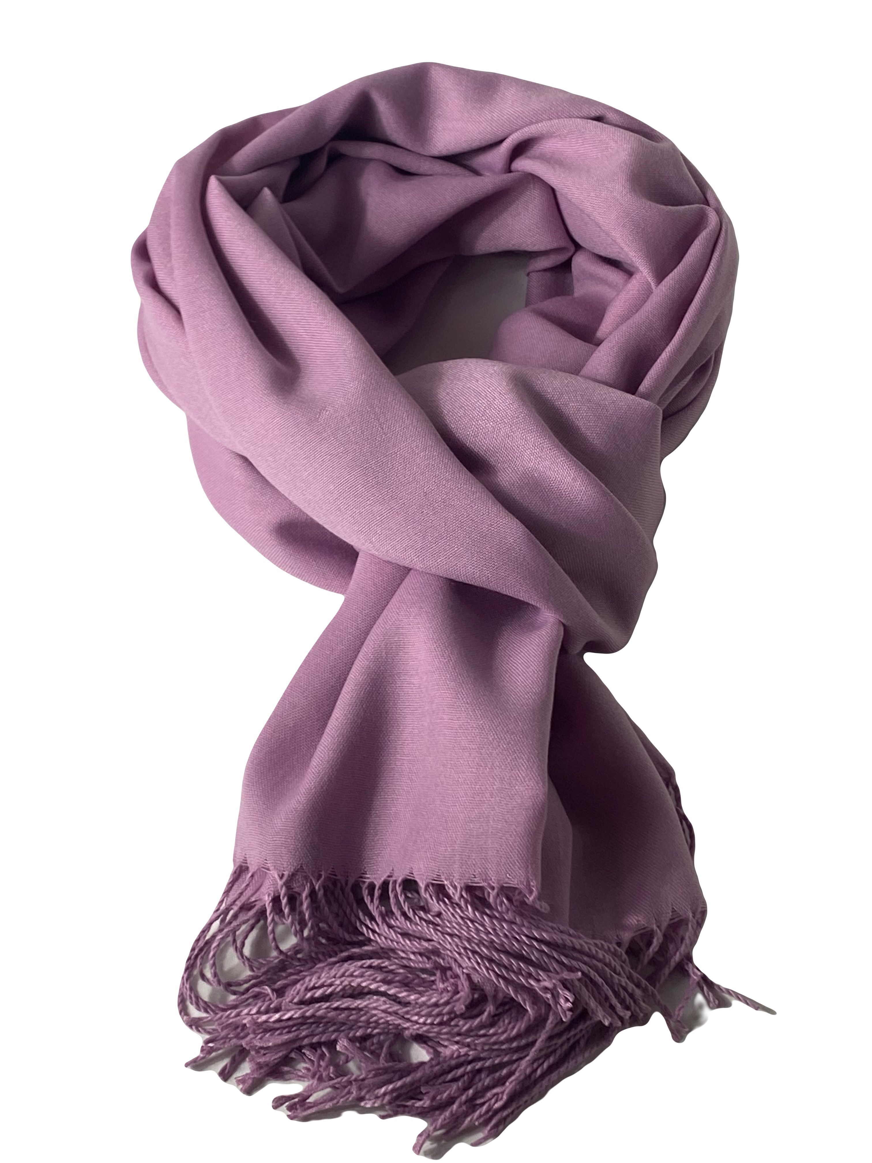 фото Шарф женский florento шжл-1 сиреневый/светло-фиолетовый, 180х70 см