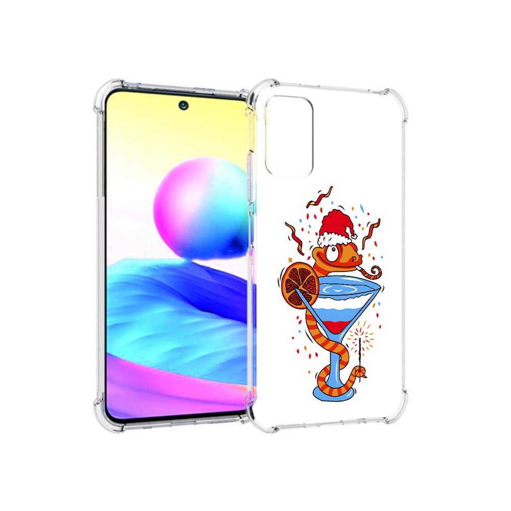 Чехол MyPads Tocco для Xiaomi Redmi Note 10 5G змейка (PT162080.297.364)
