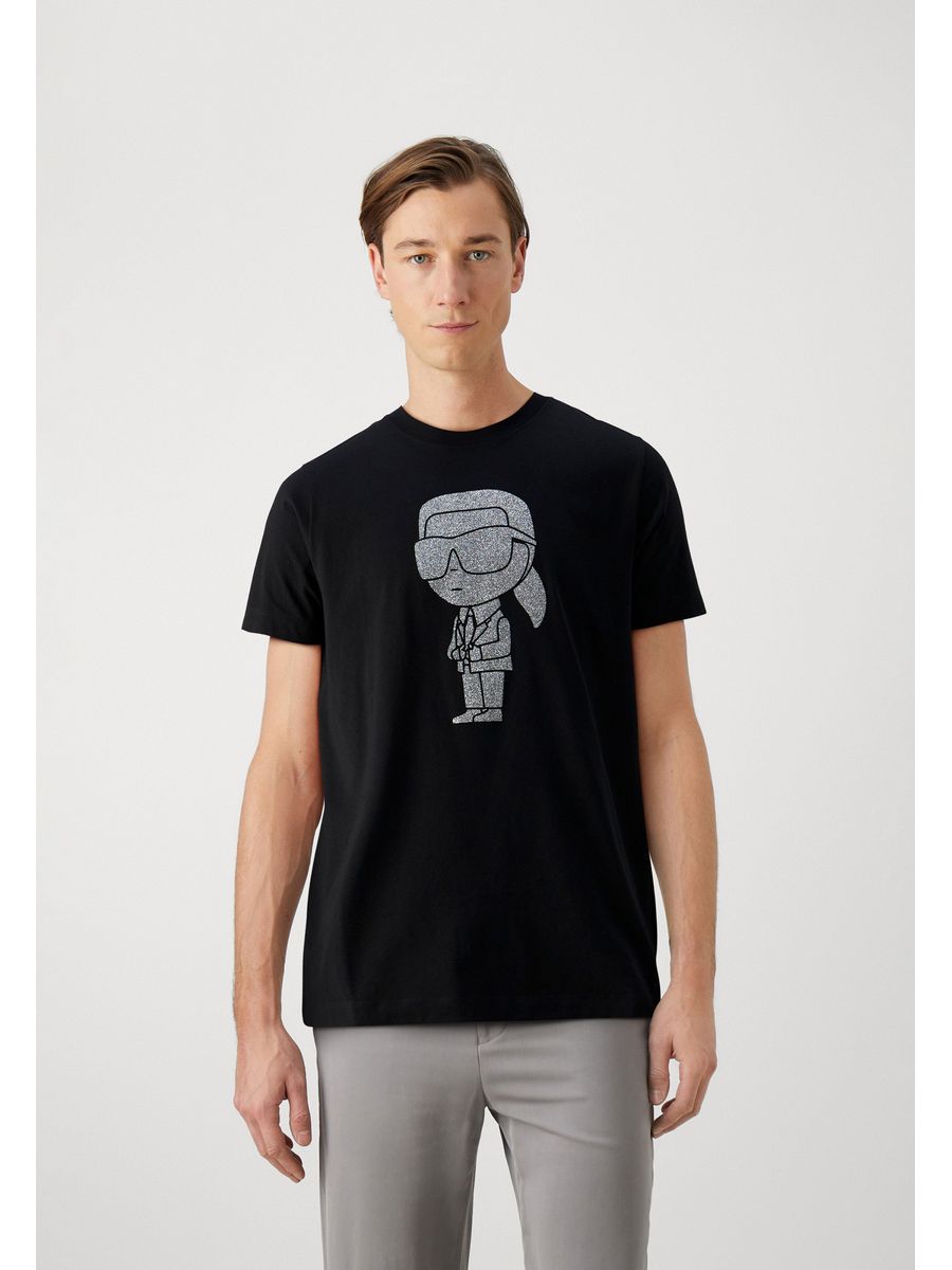 

Футболка мужская Karl Lagerfeld K4822O0G9 черная L, Черный, K4822O0G9