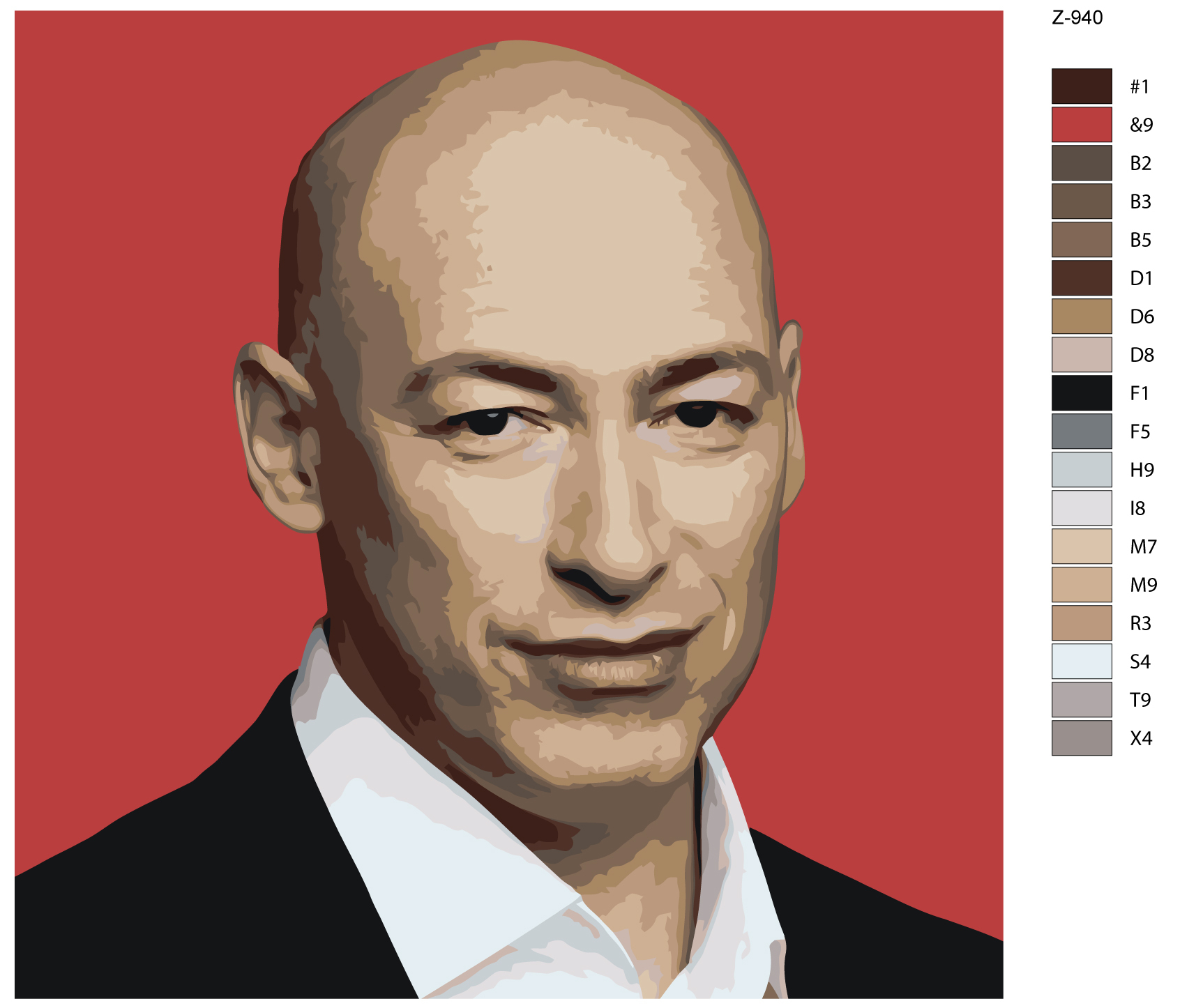 

Картина по номерам BRUSHES-PAINTS Z-940, Гордон