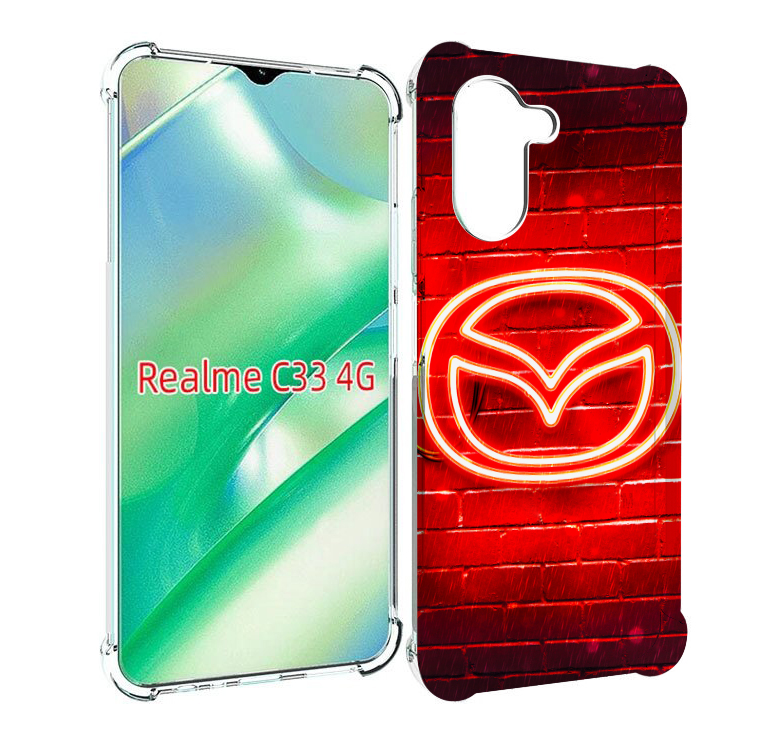 

Чехол MyPads Мазда для Realme C33 4G, Прозрачный, Tocco