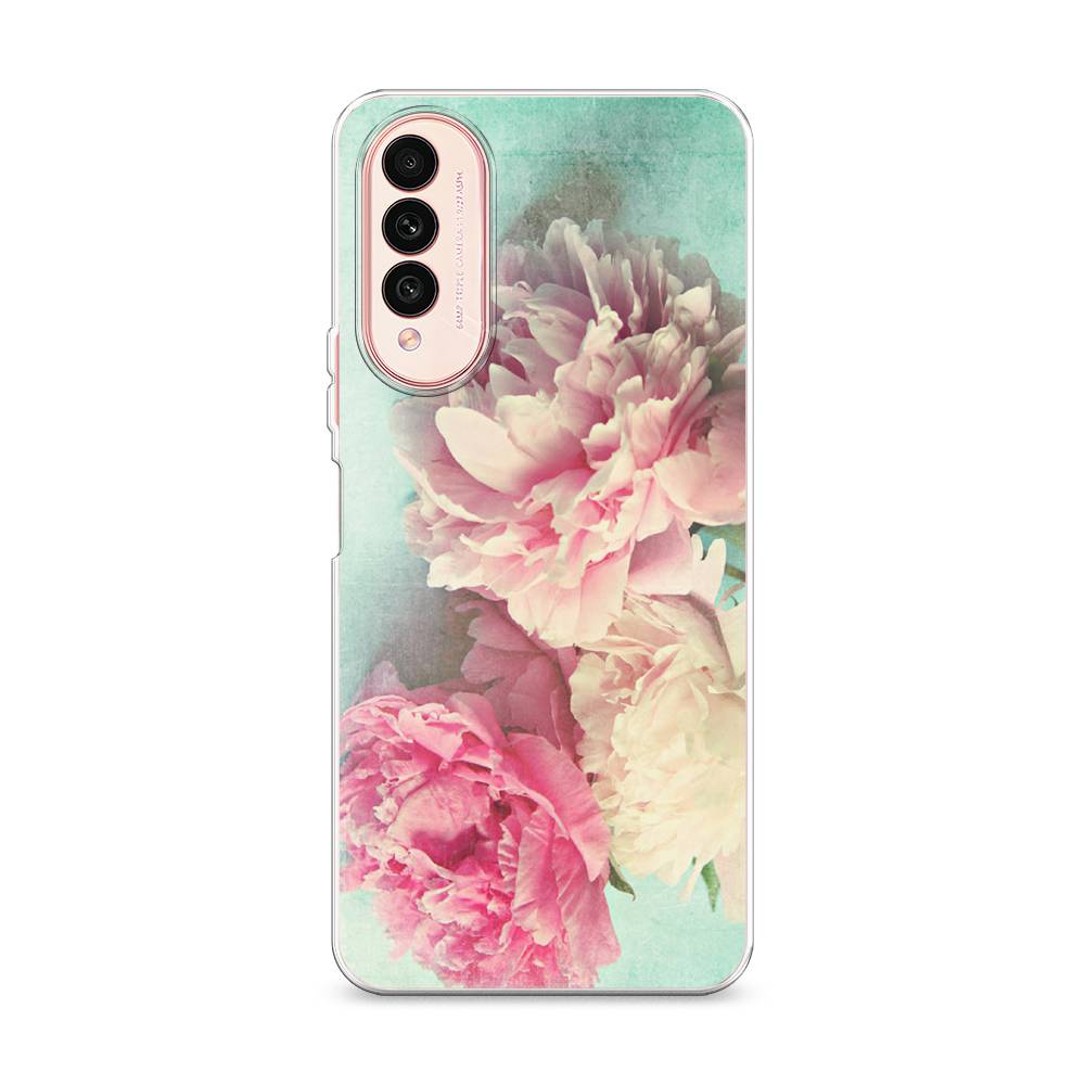 

Силиконовый чехол "Пионы new" на Wiko T50 / Вико Т50