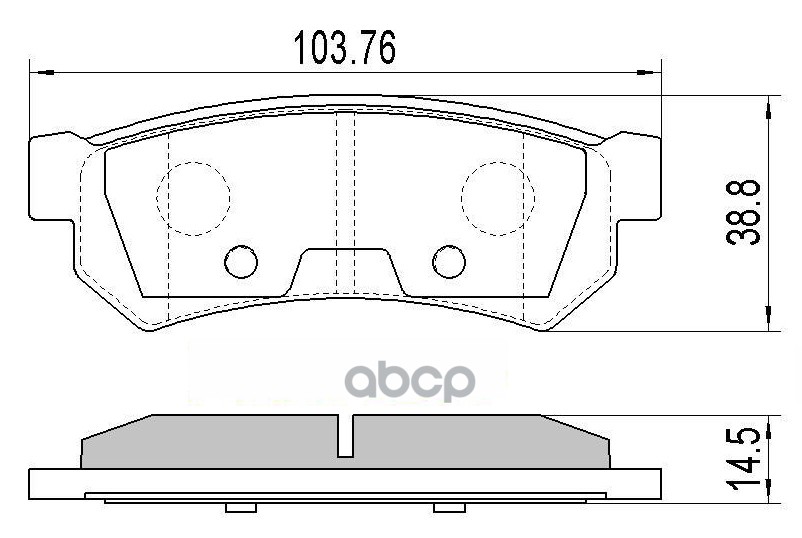 

Тормозные колодки BARNETT задние дисковые CV102