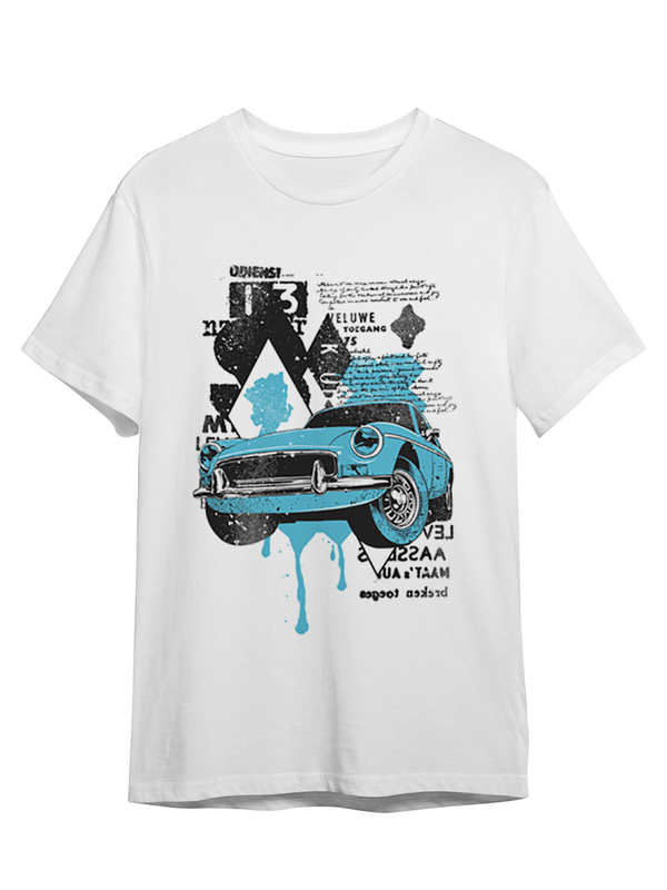 

Футболка унисекс СувенирShop Абстракция "Blue car / Автомобиль" 256 белая 3XL (56-58), Абстракция "Blue car / Автомобиль" 256