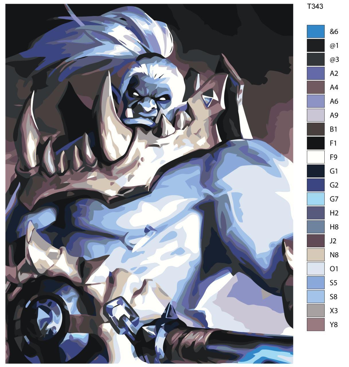 

Картина по номерам BRUSHES-PAINTS Т343, Mobile Legends: Бальмонд