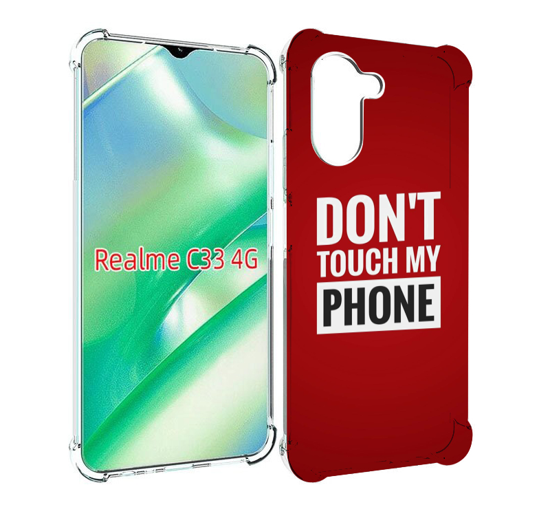 

Чехол MyPads Мой-телефон для Realme C33 4G, Прозрачный, Tocco