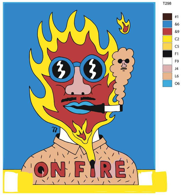 

Картина по номерам BRUSHES-PAINTS Т298, On Fire