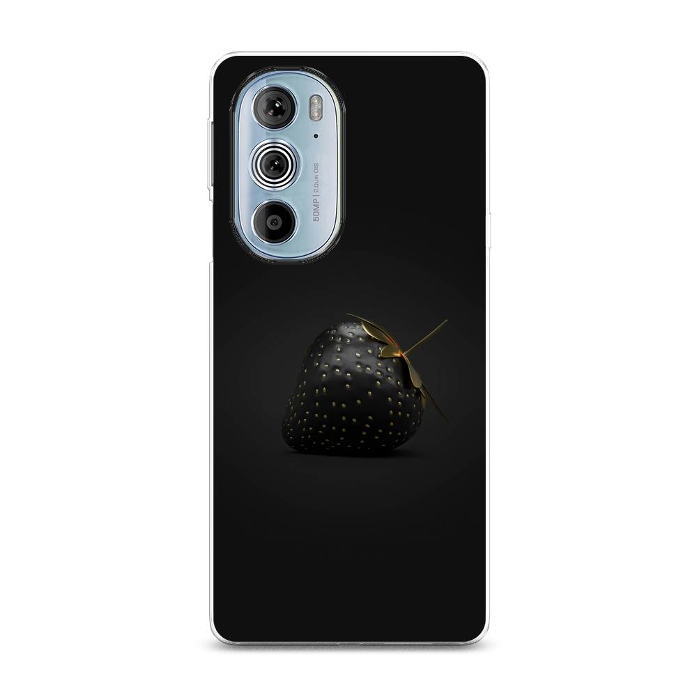 

Чехол Awog на Motorola Edge 30 Pro "Черная клубника", Разноцветный, 243350-10