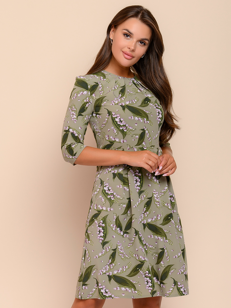 фото Платье женское 1001dress 0142101-01505gn зеленое 40