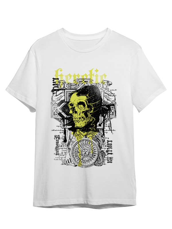 

Футболка унисекс СувенирShop Абстракция "Heretic / Череп / Skull" 268 белая 2XL (52-54), Белый, Абстракция "Heretic / Череп / Skull" 268