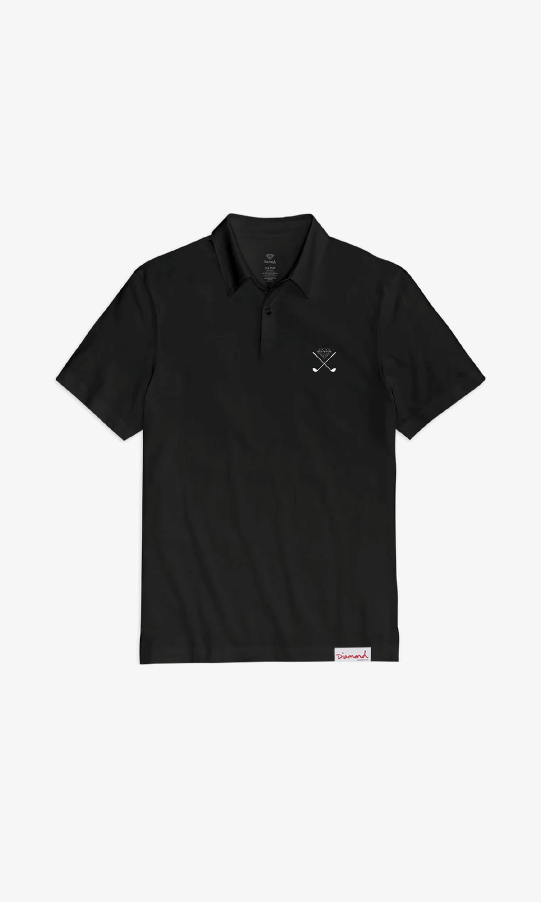 

Футболка мужская Diamond GOLF POLO черная XL, Черный, GOLF POLO