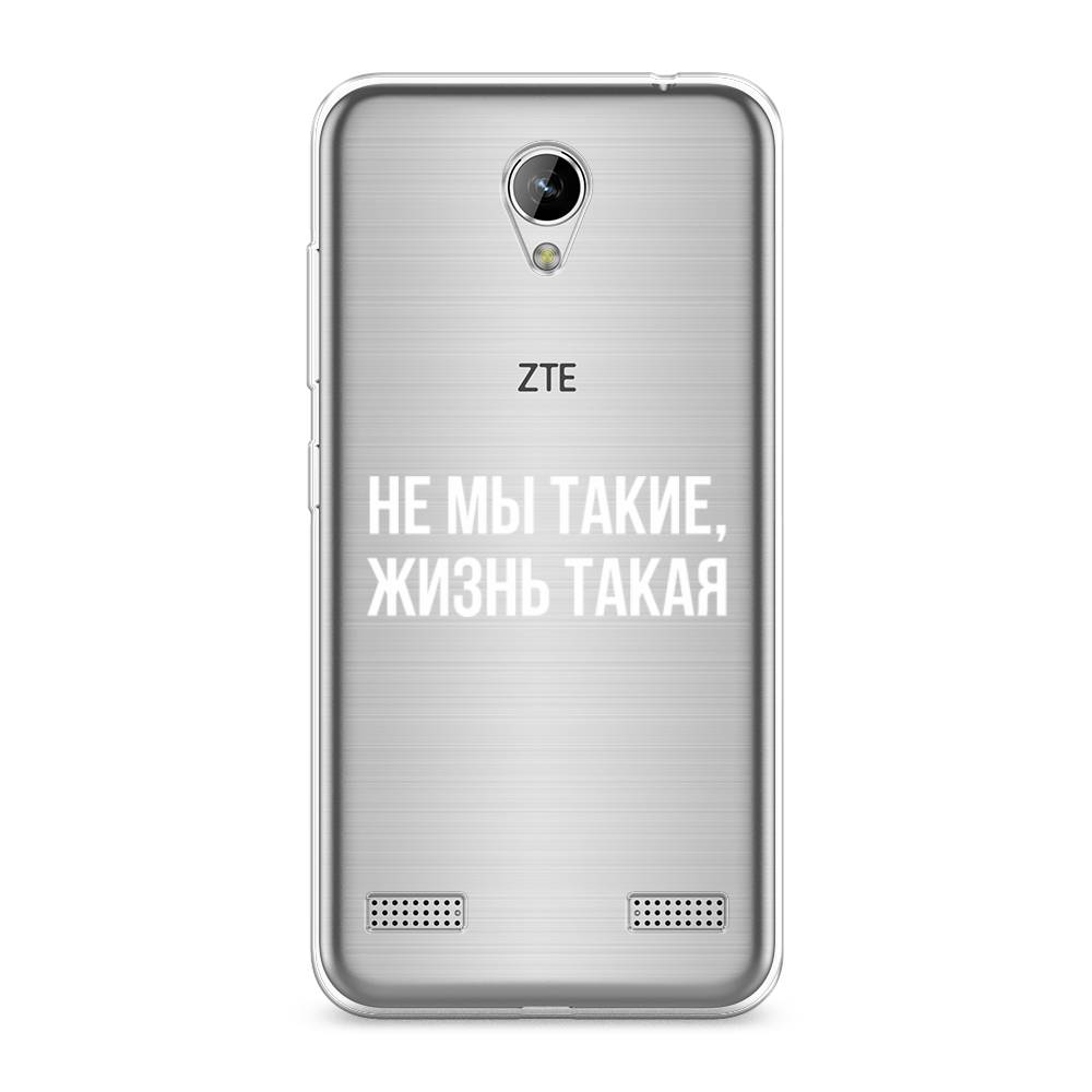 фото Чехол awog "не мы такие, жизнь такая" для zte blade a520