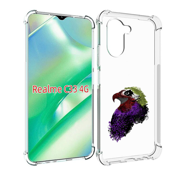 

Чехол MyPads Орел для Realme C33 4G, Прозрачный, Tocco