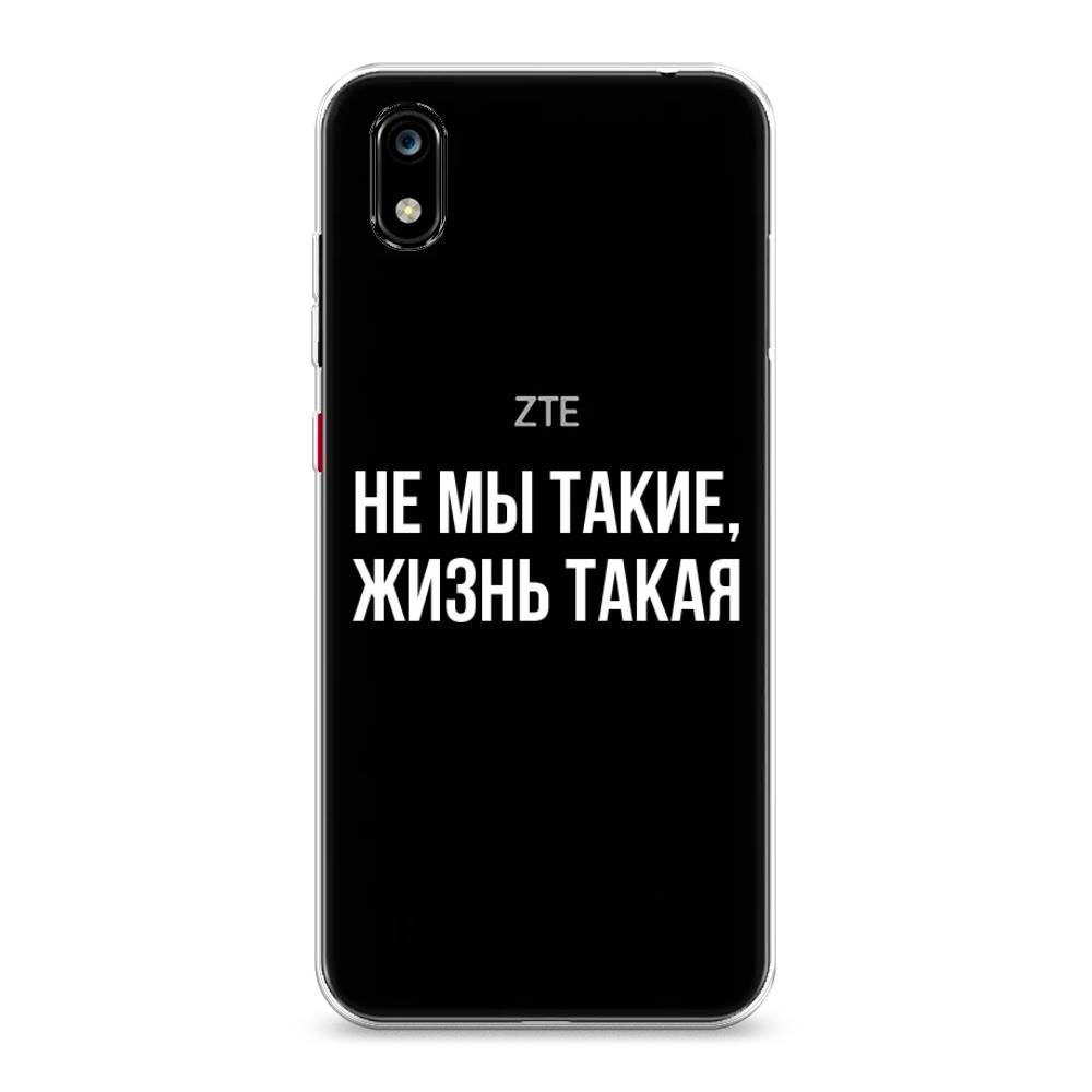 

Чехол Awog на ZTE Blade A7 2019 / ЗТЕ Блэйд A7 2019 "Не мы такие, жизнь такая", Разноцветный, 133150-6