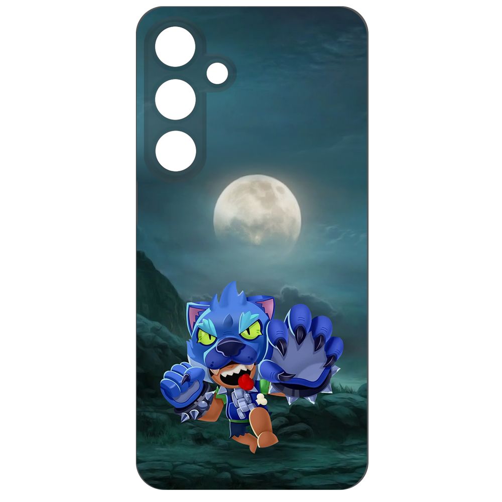 

Чехол-накладка Krutoff Soft Case Brawl Stars - Оборотень Леон для Samsung Galaxy S24, Черный