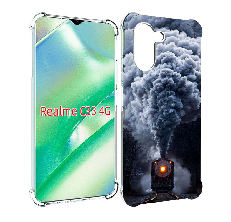 

Чехол MyPads Паровоз для Realme C33 4G, Прозрачный, Tocco