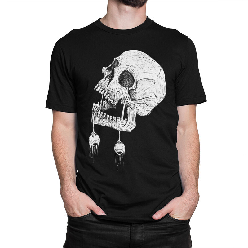 

Футболка мужская Dream Shirts Череп 1000112222 черная XL, Череп 1000112222