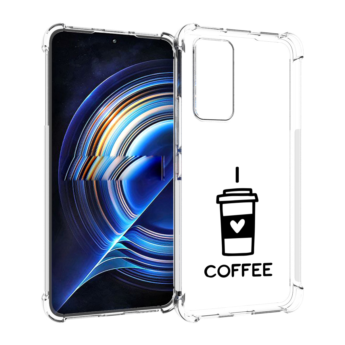 

Чехол MyPads Я люблю кофе для Tecno Camon 19 Neo, Прозрачный, Tocco