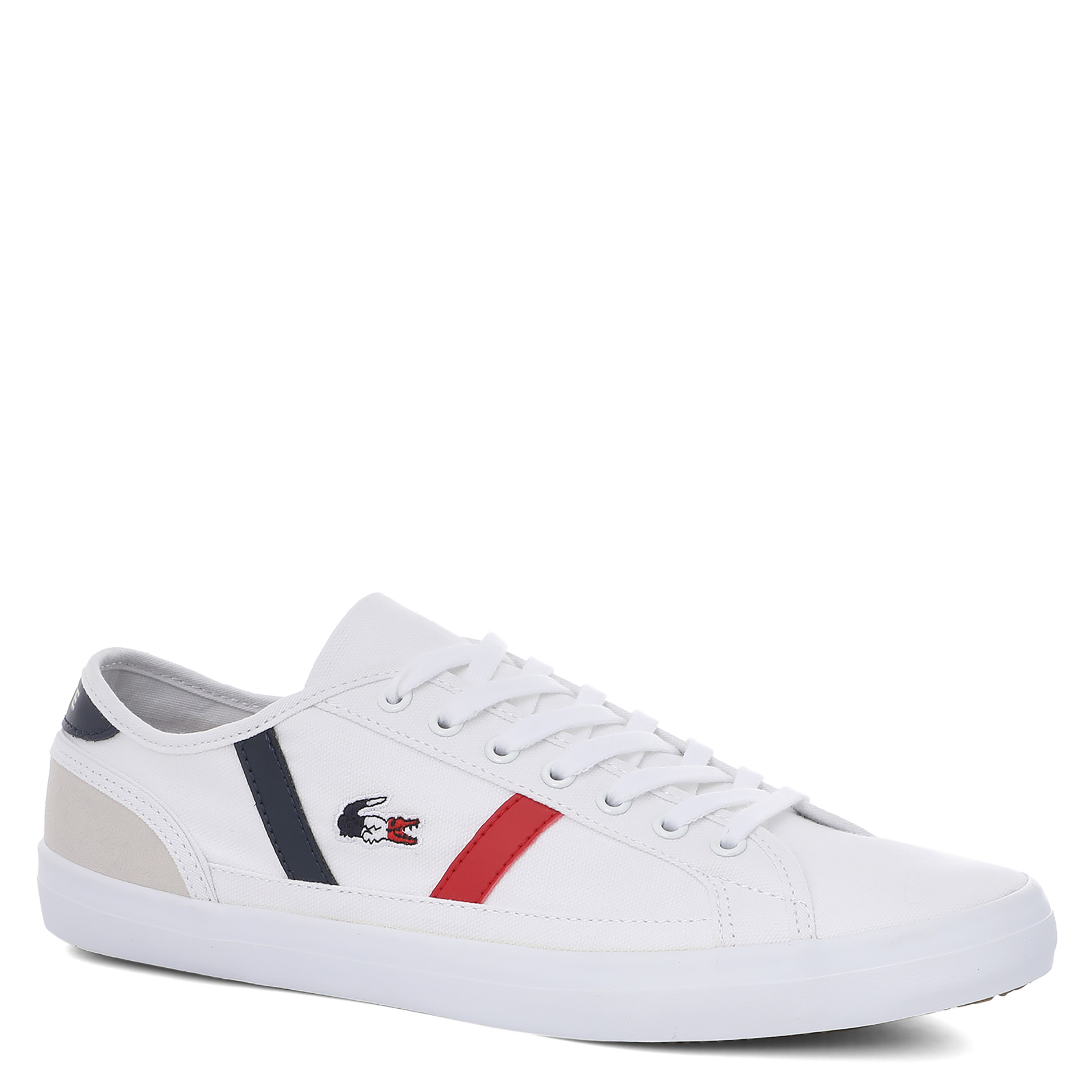 фото Кеды мужские lacoste cma0045 sideline tri2_2260126 белые 42 eu