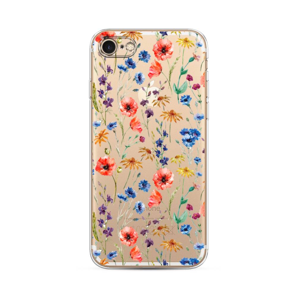 

Чехол Awog на Apple iPhone 7 / Айфон 7 "Маки и васильки фон", 10650-8