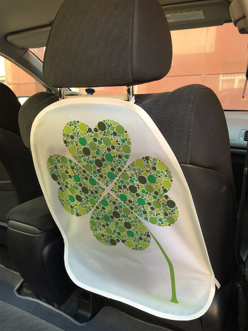 

Накидка на спинку сиденья JoyArty Лист клевера в горошек, 45х62, Лист клевера в горошек