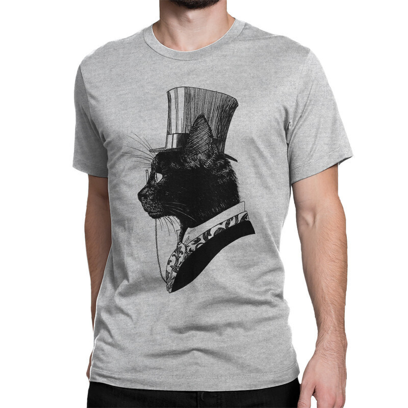 

Футболка мужская Dream Shirts Мистер Кот 1000129222 серая M, Мистер Кот 1000129222