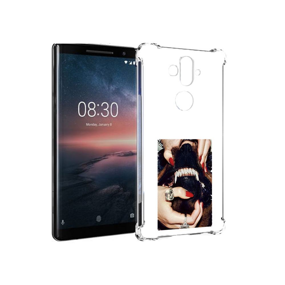 

Чехол MyPads Tocco для Nokia 8 Sirocco маникюр (PT101581.91.457), Прозрачный, Tocco