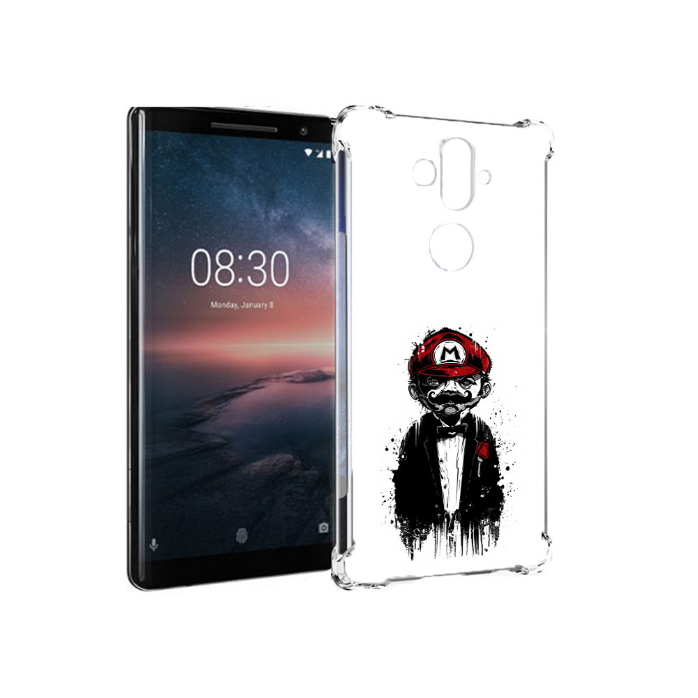 

Чехол MyPads Tocco для Nokia 8 Sirocco марио (PT101581.91.458), Прозрачный, Tocco