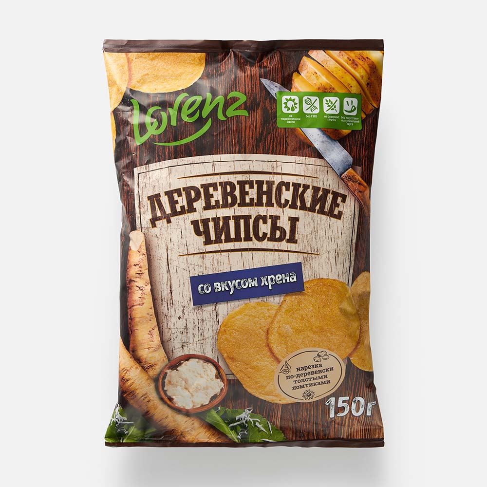 

Чипсы Деревенские, хрен, 150 г