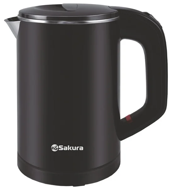 Чайник электрический SAKURA SA-2158BK 0.6 л черный картридж sakura cf244x black для hp lj pro m15a m15w m28a m28w